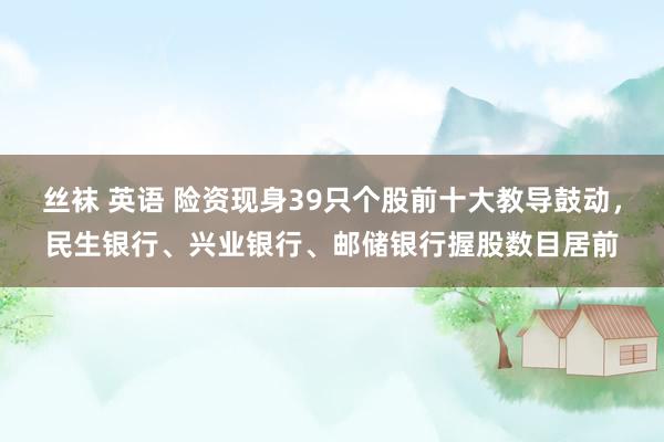 丝袜 英语 险资现身39只个股前十大教导鼓动，民生银行、兴业银行、邮储银行握股数目居前